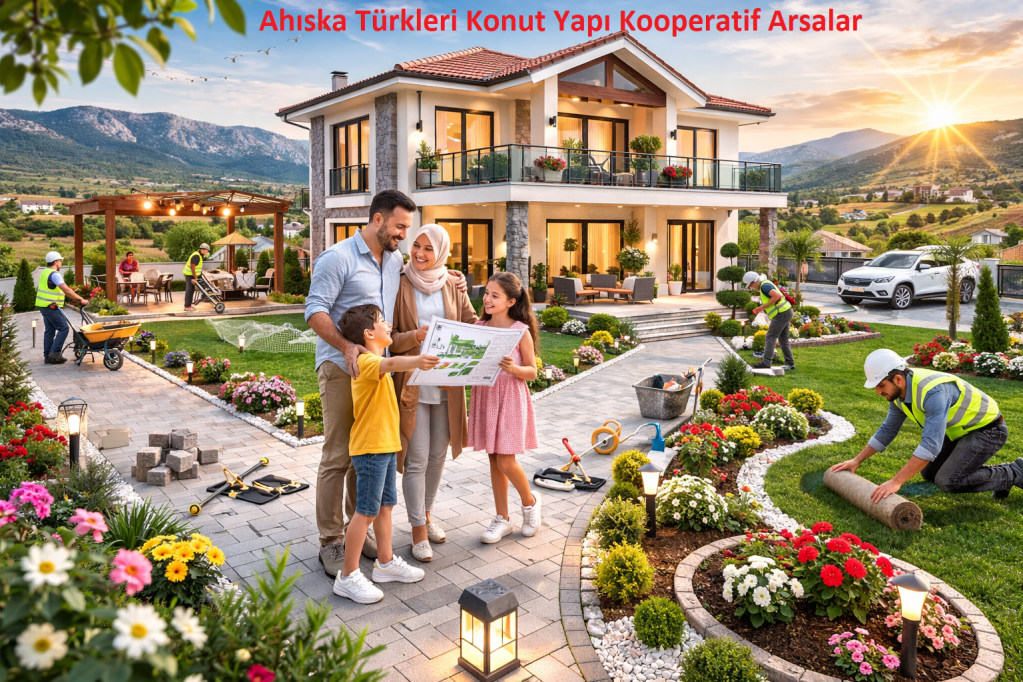 Bitmiş villa, peyzajlı bahçe ve mutlu aile yaşamı Antalya Korkuteli